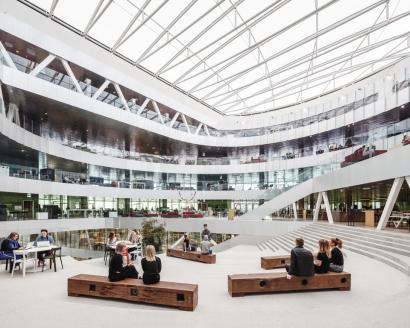 Photo of Glasir College, Thorshavn by BIG and Fuglark. Photo credit: Rasmus Hjortshøj