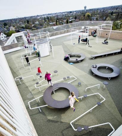 Photo of Ørestad School by KHR Architecture. Photo credit: Kontraframe